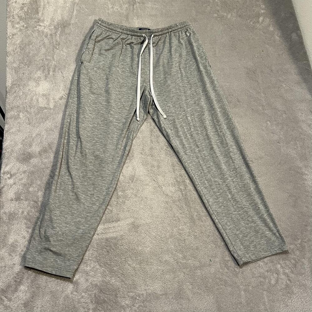 Polo Ralph Lauren Pants Mens Large Gray Sleepwear Lounge Soft Joggers